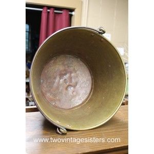 Haydens Ansonia Primitive Brass Bucket